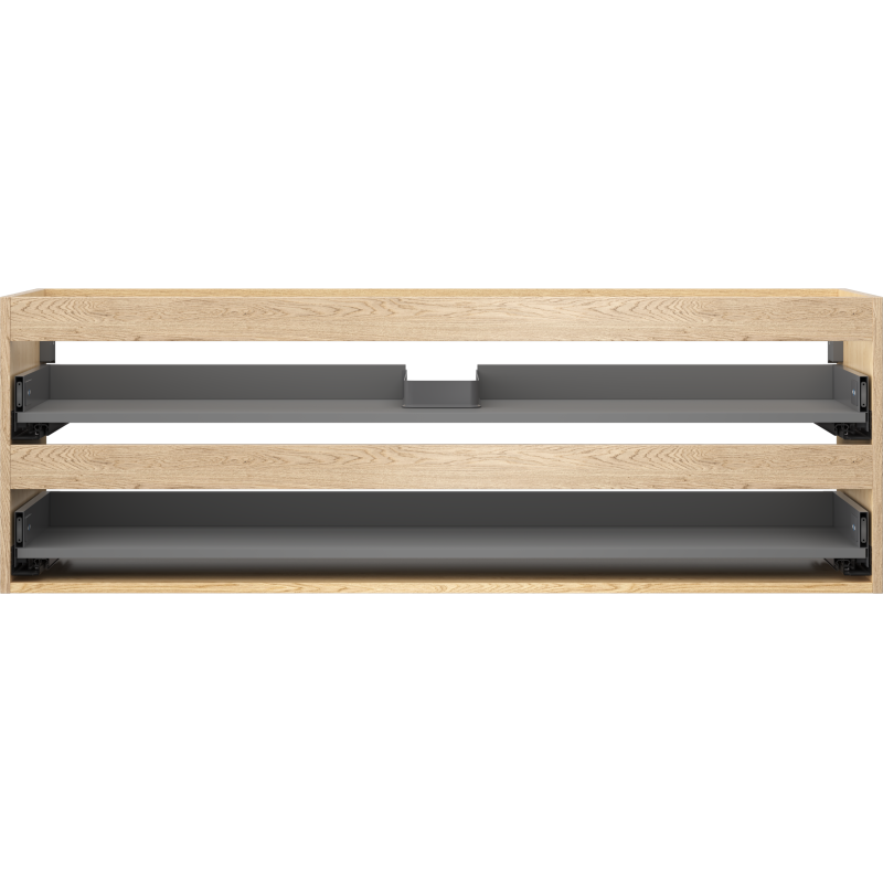 Mexen Box-A корпус за шкаф под мивка 140 см, 2 чекмеджета, дъб - 91AX0-1400-470-2-81