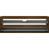 Корпус на шкафа под умивалник Mexen Box-A 140 см, 2 чекмеджета, орех - 91AX0-1400-470-2-86