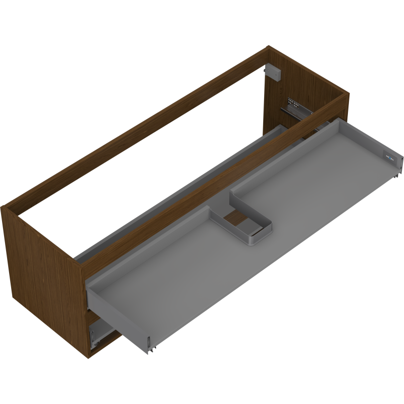 Mexen Box-A корпус за шкаф под мивка 140 см, 2 чекмеджета, орех - 91AX0-1400-470-2-86