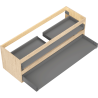 Корпус за умивалник Mexen Box-A 140 см, 2 чекмеджета, дъб - 91AX0-1400-470-2-81