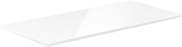 Mexen Uni плот за шкаф 120 см, бял гланц - 91AXX-1204-464-18-00