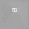 Mexen Stone+ квадратен композитен душ корито 90 x 90 см, сив бетон - 44619090