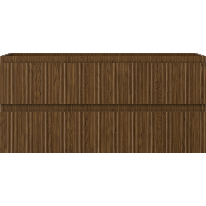 Mexen Rivel шкаф за баня под мивка 100 см, 2 чекмеджета, релефен, орех - 91A20-10047-2-BFF86