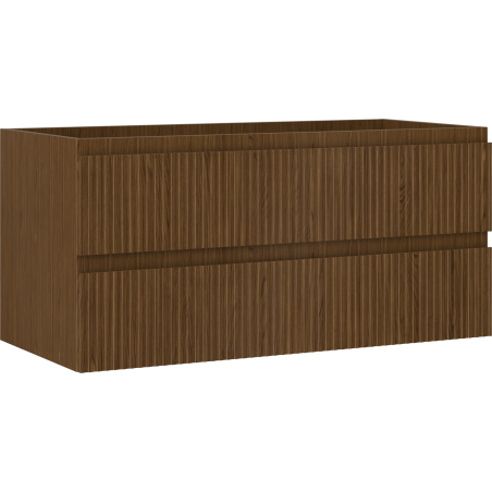 Mexen Rivel шкаф за баня под мивка 100 см, 2 чекмеджета, релефен, орех - 91A20-10047-2-BFF86