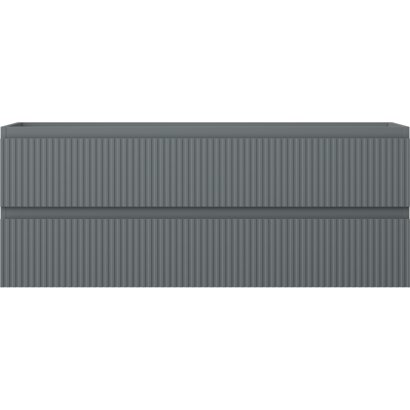 Mexen Rivel шкаф за баня под мивка 120 см, 2 чекмеджета, релефен, графит мат - 91A20-12047-2-BFF66