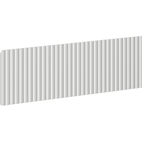 Mexen Rivel преден панел ryflowany за шкаф за баня 50 x 20 cm, сив мат - 91A20-0500-235-1-62