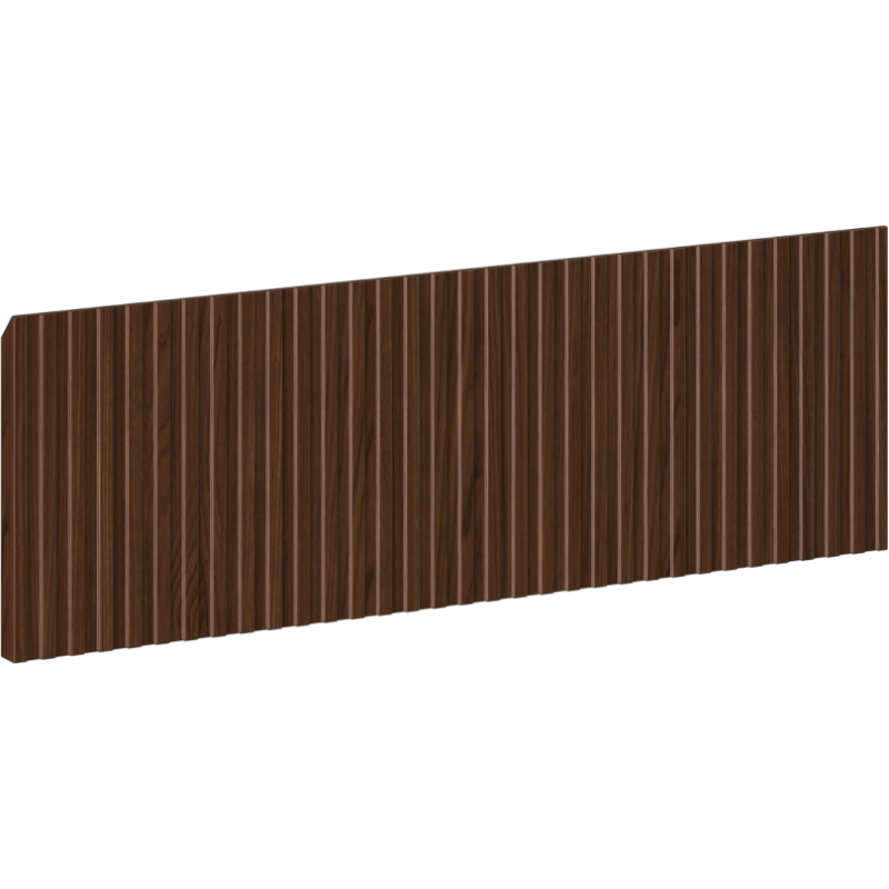 Mexen Rivel преден панел, ребрована, за корпус на баня шкаф 70 x 20 cm, орех - 91A20-0700-235-1-86