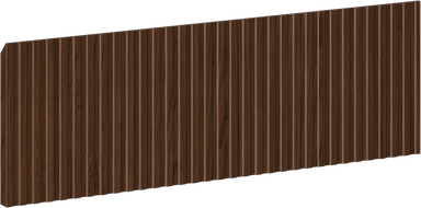 Mexen Rivel предна рифована част за корпус на шкаф за баня 70 x 20 см, орех - 91A20-0700-235-1-86