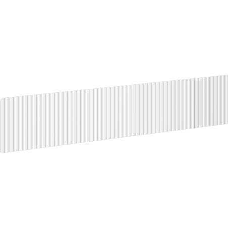 Mexen Rivel фронт ryflowany за корпус на баня 80 x 20 cm, бял мат - 91A20-0800-235-1-01