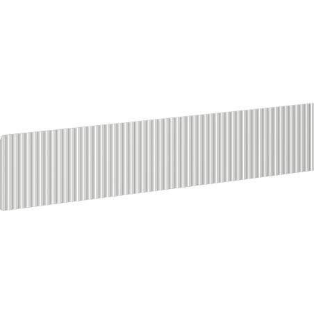 Mexen Rivel отпред рифлован за корпус на шкаф за баня 90 x 20 cm, сив мат - 91A20-0900-235-1-62