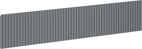 Mexen Rivel преден панел с релеф за корпус на баня 90 x 20 см, графит мат - 91A20-0900-235-1-66
