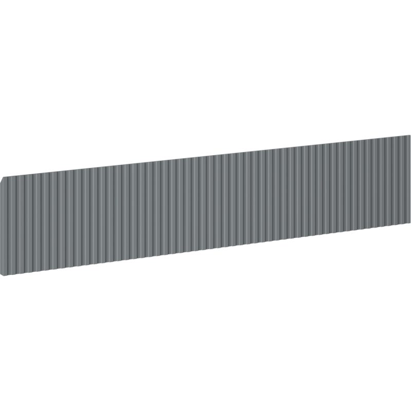 Mexen Rivel преден рифт за корпус на шкаф за баня 80 x 20 cm, графит мат - 91A20-0800-235-1-66
