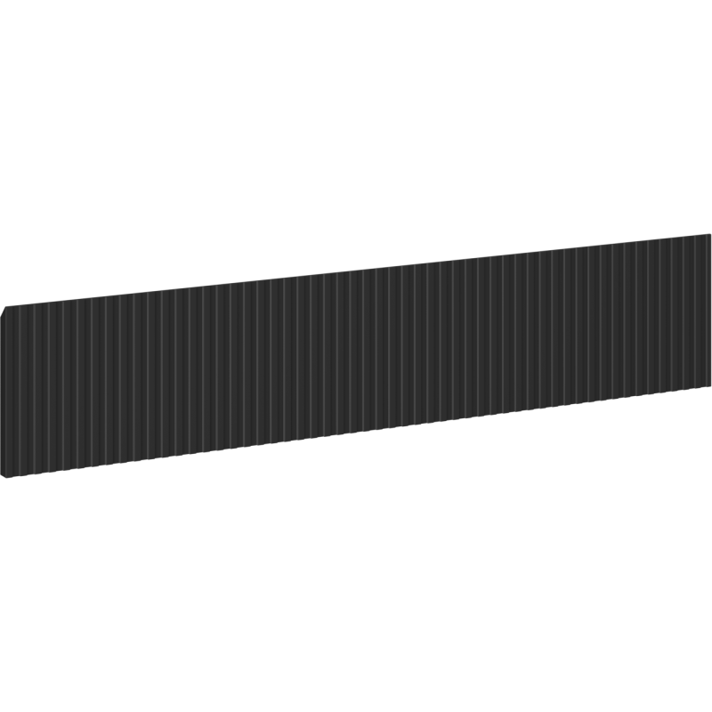 Mexen Rivel преден панел с релеф за корпус на шкафа за баня 90 x 20 cm, черен мат - 91A20-0900-235-1-71