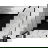 Mexen Stone+ композитен квадратен подов душ 70 x 70 см, черен - 44707070