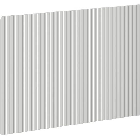 Mexen Rivel челна ryflowany за корпус шкаф за баня 50 x 43,5 см, сив мат - 91A20-0500-470-1-62