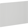 Mexen Rivel челна ryflowany за корпус шкаф за баня 50 x 43,5 см, сив мат - 91A20-0500-470-1-62