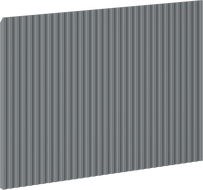 Mexen Rivel преден панел с релеф за корпуса на шкаф за баня 40 x 43,5 cm, графит мат - 91A20-0400-470-1-66