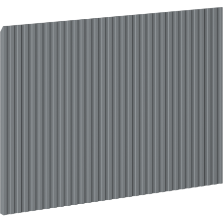 Mexen Rivel преден панел с релеф за корпус на шкаф за баня 60 x 43,5 см, графит мат - 91A20-0600-470-1-66