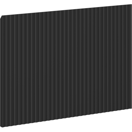 Mexen Rivel преден панел ryflowany за корпус на шкаф за баня 40 x 43,5 cm, черен мат - 91A20-0400-470-1-71