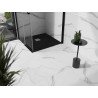 Mexen Stone+ квадратен композитен поддушови 90 x 90 cm, черен - 44709090
