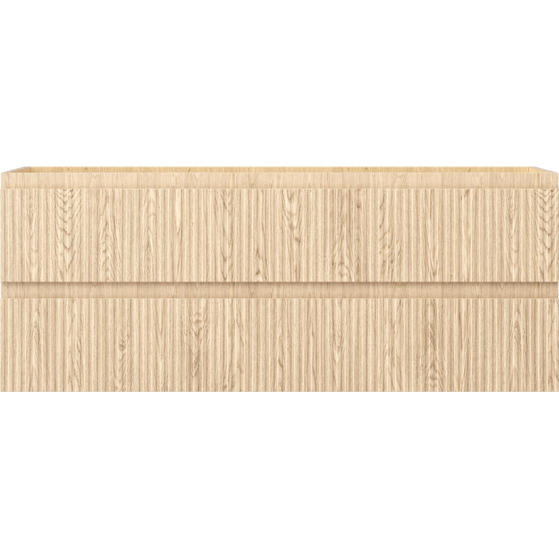 Mexen Rivel шкаф за баня под мивката 120 см, 2 чекмеджета, рифлен, дъб