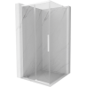 Mexen Rox L плъзгаща се душ кабина 95 x 95 cm, прозрачна, бяла - 8C2L-095-095-20-00