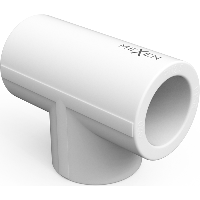 Mexen PPR тройник заварен за тръби PPR 40 x 40 x 40, PN25 - W97330-404040-00