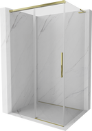 Mexen Rox L плъзгаща душ кабина 100 x 80 см, прозрачна, златна - 8C2L-100-080-50-00