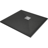 Mexen Stone+ композитен квадратен поддушов съд 80 x 80 см, антрацит - 44718080