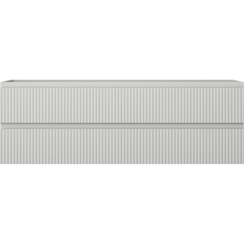 Mexen Rivel шкаф за баня под мивка 140 см, 2 чекмеджета, рейков, сив мат - 91A20-14047-2-BFF62