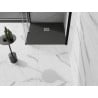 Mexen Stone+ композитен квадратен душ 100 x 100 см, антрацит - 44711010