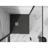 Mexen Stone+ композитен квадратен душ 100 x 100 см, антрацит - 44711010