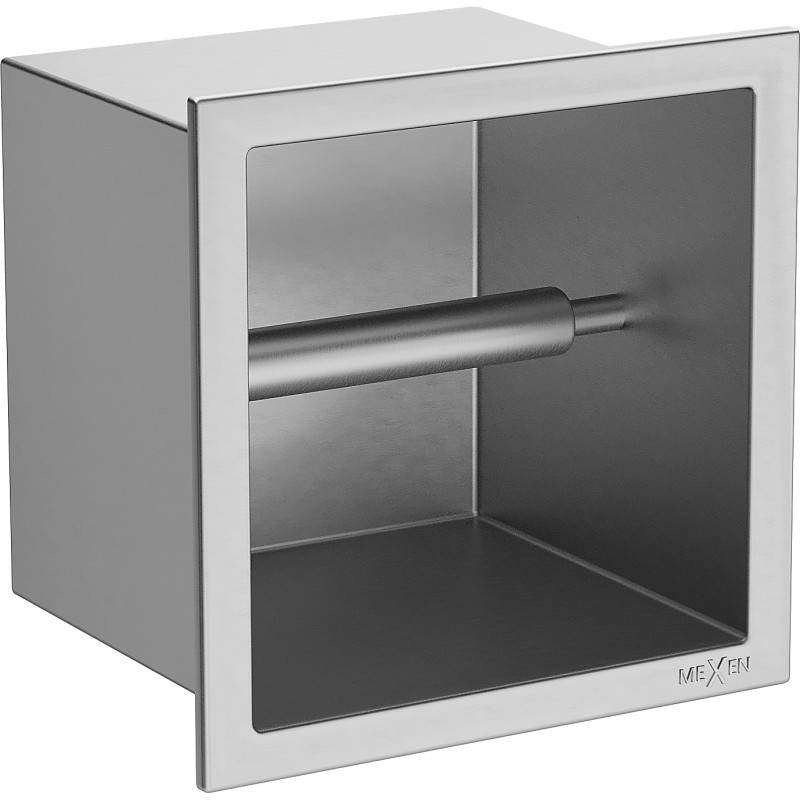 Mexen X-Wall-P държач за тоалетна хартия, инокс - 1913