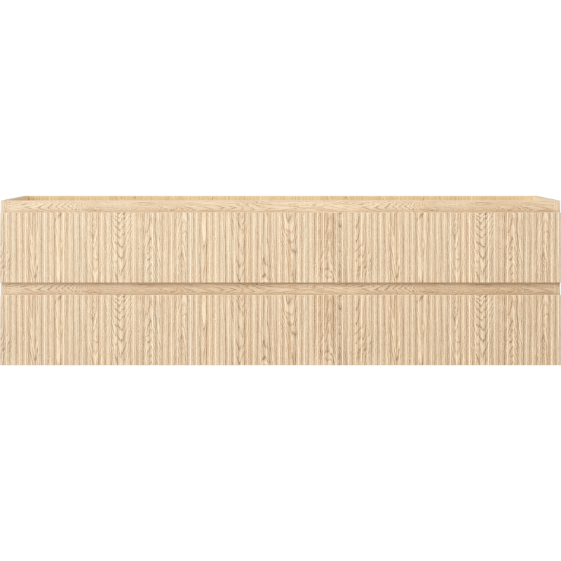 Mexen Rivel шкаф за баня с умивалник 160 см, 2 чекмеджета, оребрена, дъб - 91A20-16047-2-BFF81