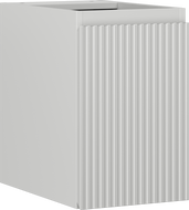 Mexen Rivel шкафче за баня под мивка 30 см, 1 врата, рифлено, сиво мат - 91A21-03047-1-BF62