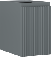 Mexen Rivel шкаф за баня под мивката 30 см, 1 врата, оребрен, графит мат