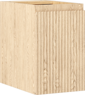 Mexen Rivel шкаф за баня под мивка 30 см, 1 врата, набразден, дъб - 91A21-03047-1-BF81