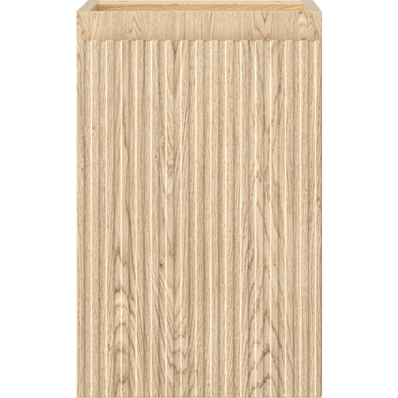 Mexen Rivel шкаф за баня под мивка 30 см, 1 врата, набразден, дъб - 91A21-03047-1-BF81