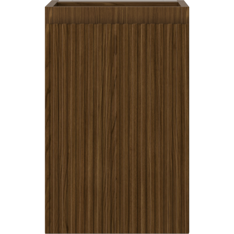 Mexen Rivel шкафче за баня 30 см, 1 врата, релефен, орех - 91A21-03047-1-BF86