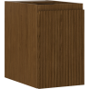 Mexen Rivel шкафче за баня 30 см, 1 врата, релефен, орех - 91A21-03047-1-BF86
