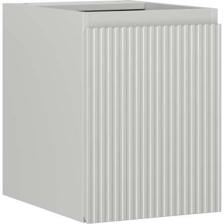 Mexen Rivel шкаф за баня под мивка 35 см, 1 врата, оребрен, матово сив - 91A21-03547-1-BF62