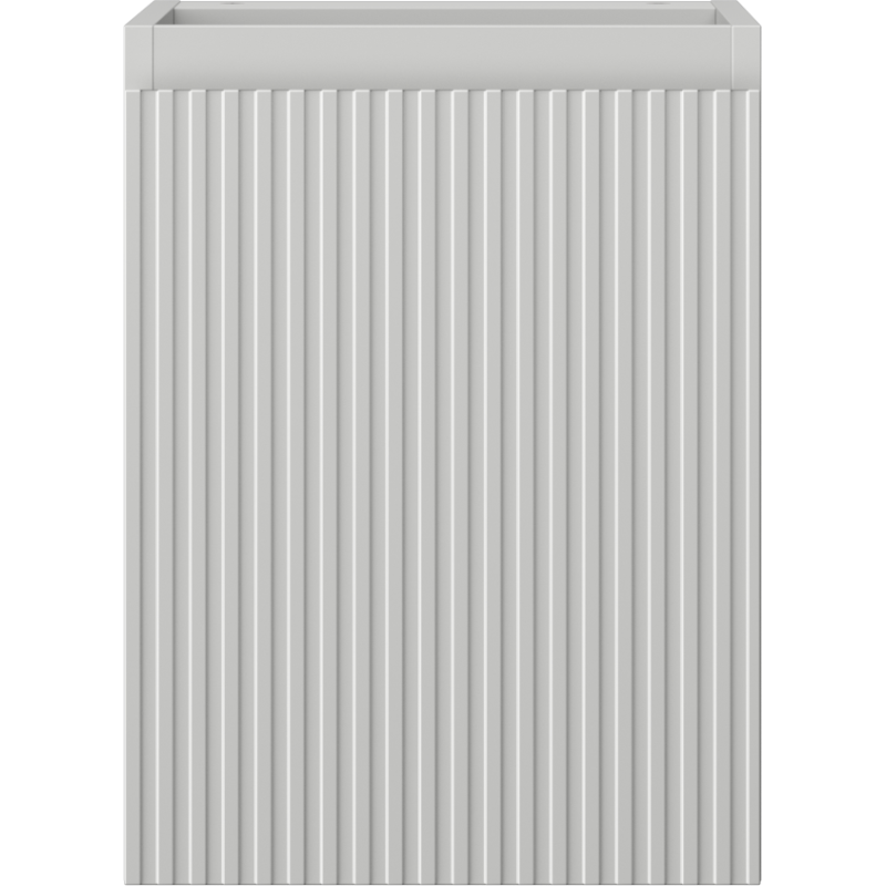 Mexen Rivel шкаф за баня под мивка 35 см, 1 врата, оребрен, матово сив - 91A21-03547-1-BF62