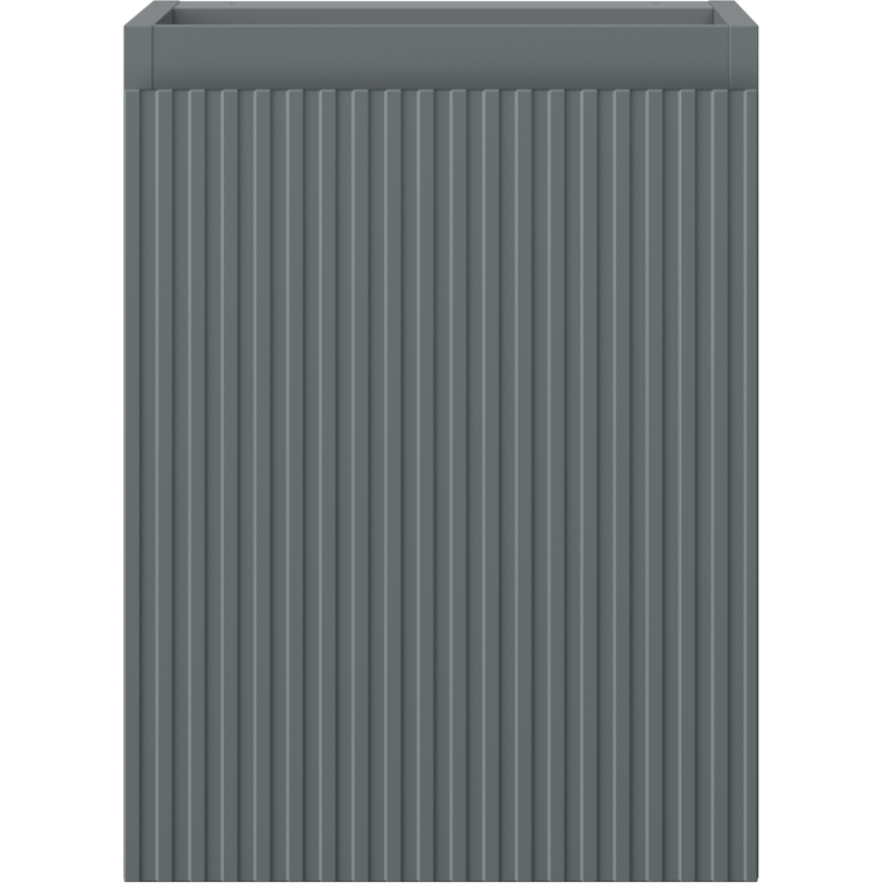 Mexen Rivel шкафче за баня под мивка 35 см, 1 врата, релефно, мат графит