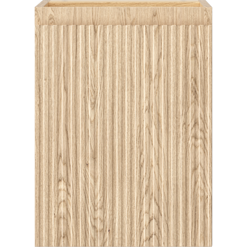 Mexen Rivel шкафче за баня под мивката 35 см, 1 врата, рифелована, дъб - 91A21-03547-1-BF81