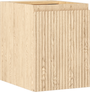 Mexen Rivel шкафче за баня под мивката 35 см, 1 врата, рифелована, дъб - 91A21-03547-1-BF81