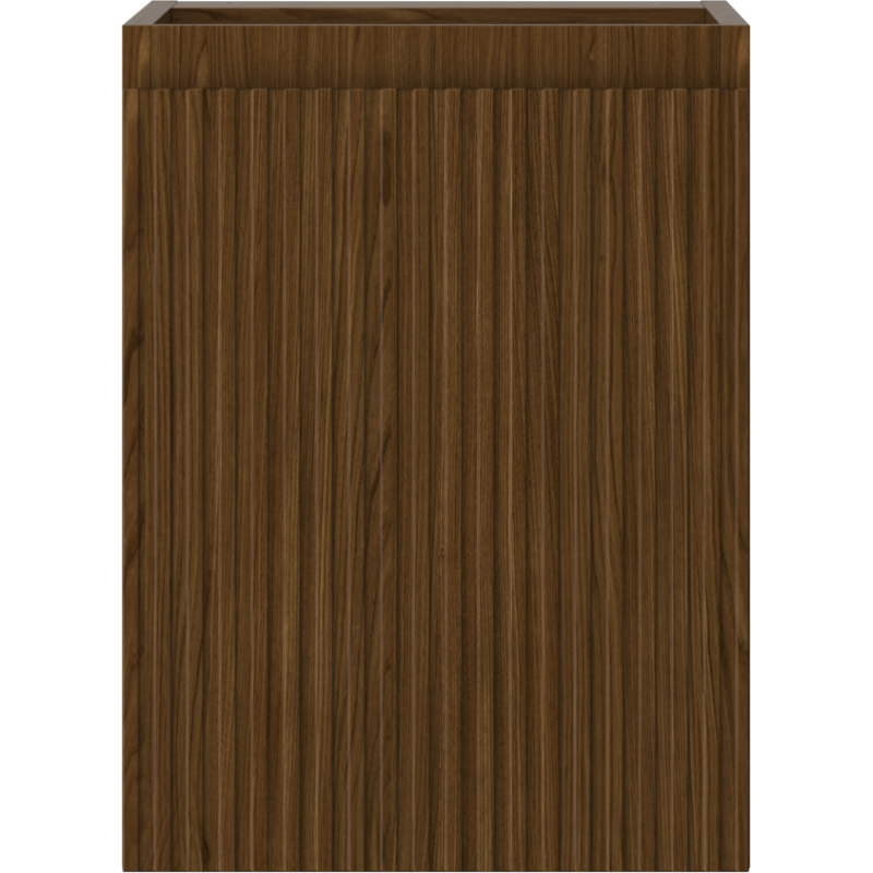 Mexen Rivel баня шкаф за мивка 35 см, 1 врата, рифел, орех - 91A21-03547-1-BF86