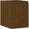 Mexen Rivel баня шкаф за мивка 35 см, 1 врата, рифел, орех - 91A21-03547-1-BF86