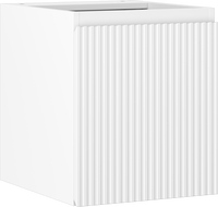 Mexen Rivel шкаф за баня под мивка 40 см, 1 врата, релефен, бял мат - 91A21-04047-1-BF01