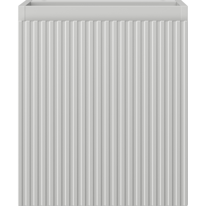 Mexen Rivel шкаф за баня с мивка 40 см, 1 врата, оребрена, сив мат - 91A21-04047-1-BF62