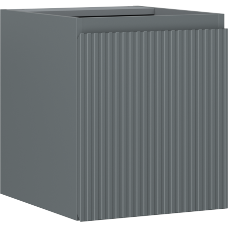 Mexen Rivel шкафче за баня под мивка 40 см, 1 врата, релефно, мат графит